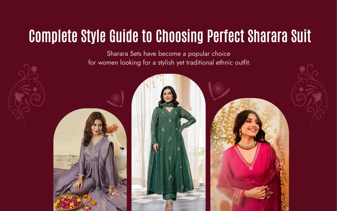 Sharara Sets for Women: A Complete Style Guide to Choosing the Perfect Sharara Suit for Weddings, Festivals, Parties and Special Occasions